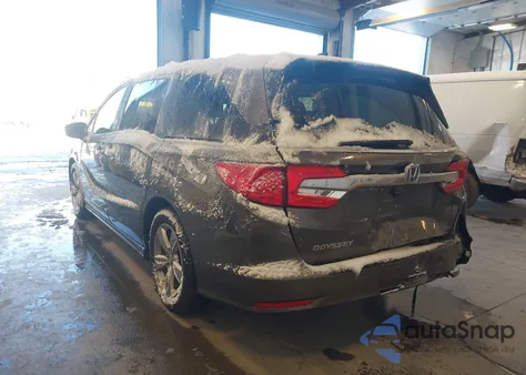 2020 Honda Odyssey Ex-L/Ex-L W/Navi Res from USA, damaged, VIN 5FNRL6H70LB048817